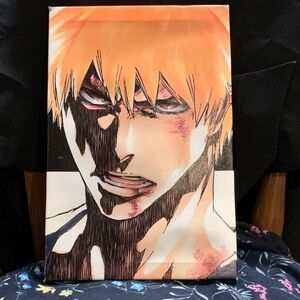 Anime Character Canvas Art - Orange and Black. Bleach